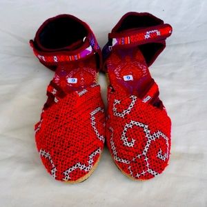 Handmade Shoes - 6w- Thai Hmong Tribe Fabric